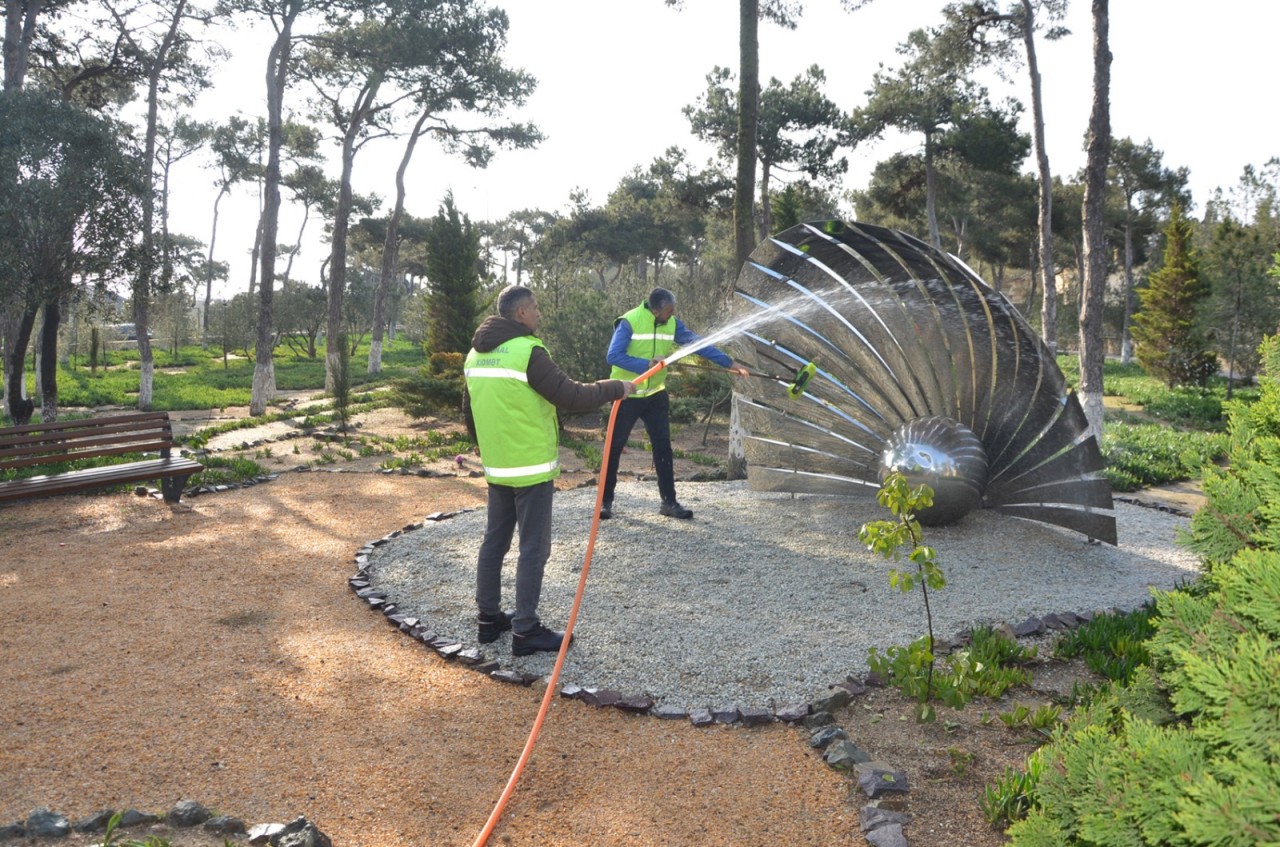 Pirallahı rayonunda iməcilik aksiyası keçirilib - FOTOLAR